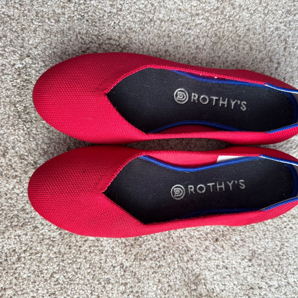 Rothy's Women's Red Flats